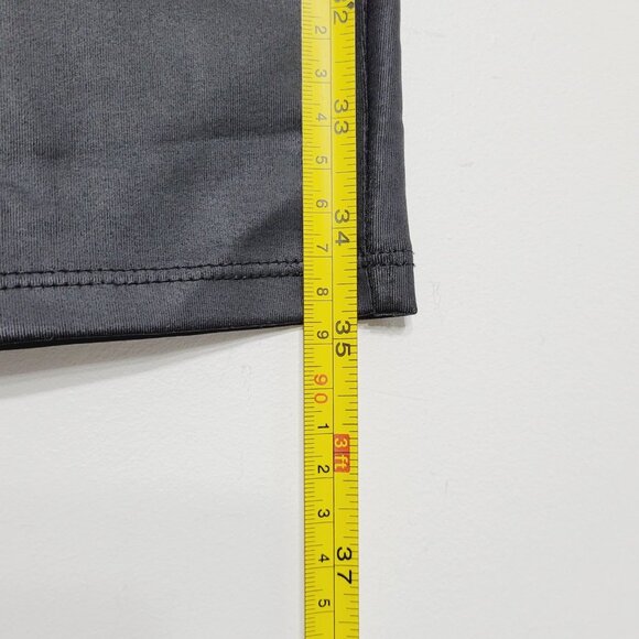 Luxe Legging Womens Black Stretch Ankle Leggings Pants Mid Rise Wet Look Small - Picture 6 of 9